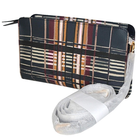 Tory Burch Philly Plaid Kerrington Crossbody NWT - Picture 3 of 4